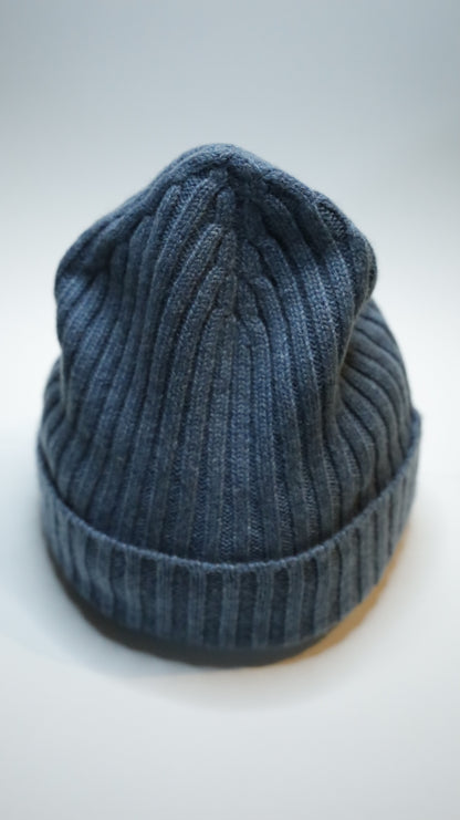 Ribbed G-Beanie Azzurro