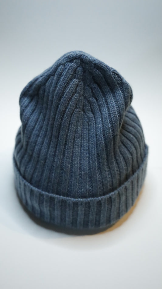 Ribbed G-Beanie Azzurro