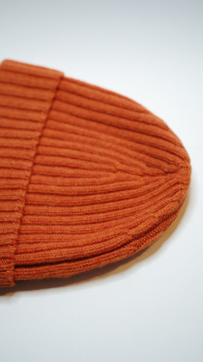 Ribbed G-Beanie Arancio