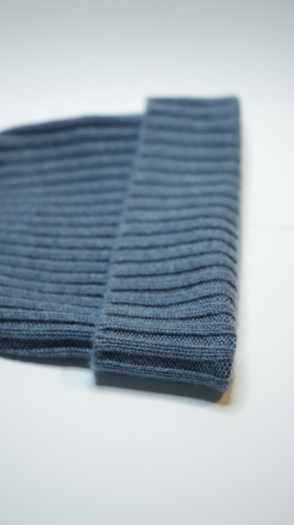 Ribbed G-Beanie Azzurro