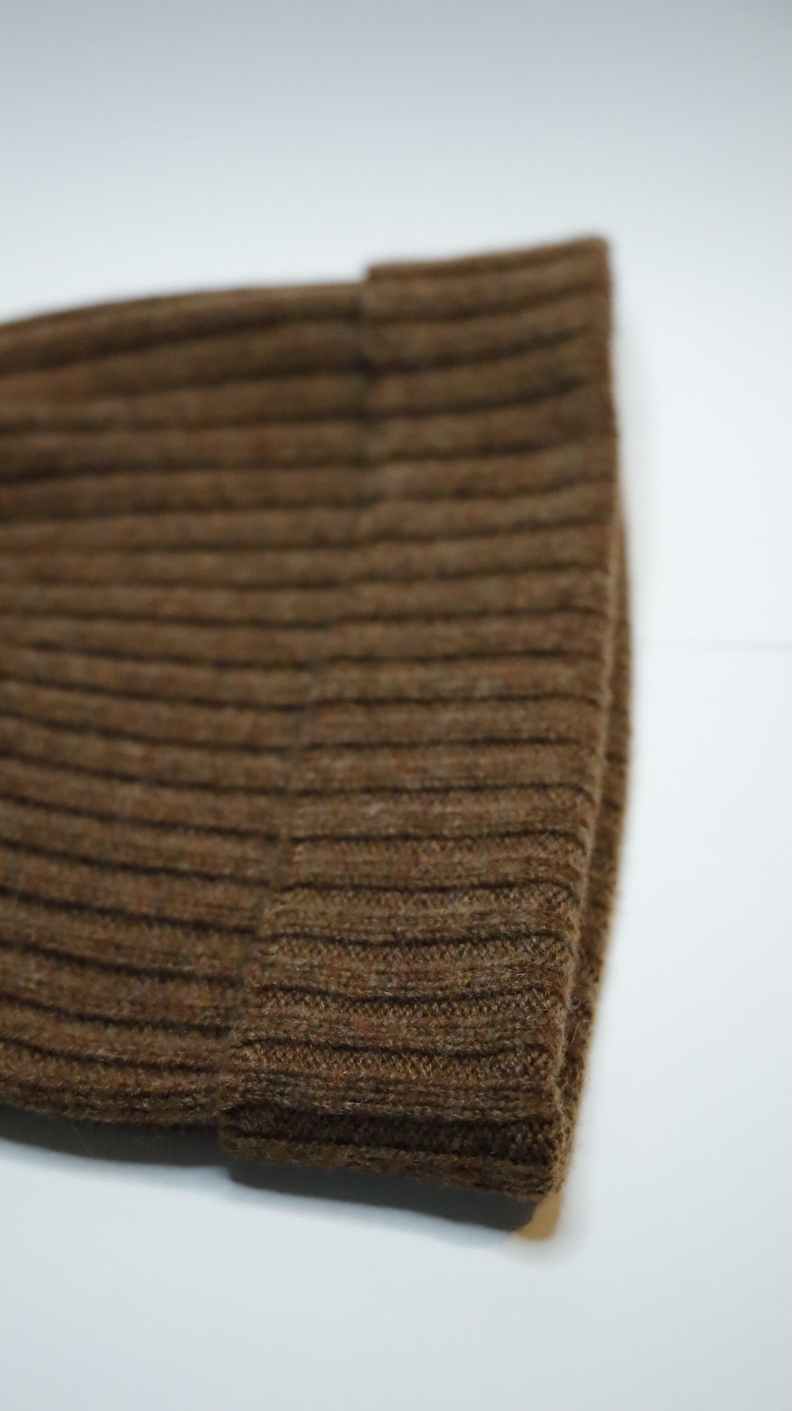 Ribbed G-Beanie Marrone