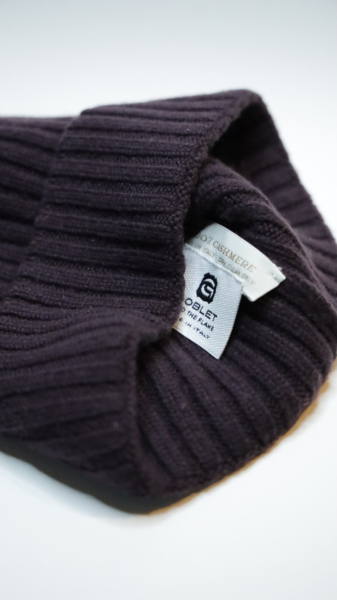 Ribbed G-Beanie Melanzana