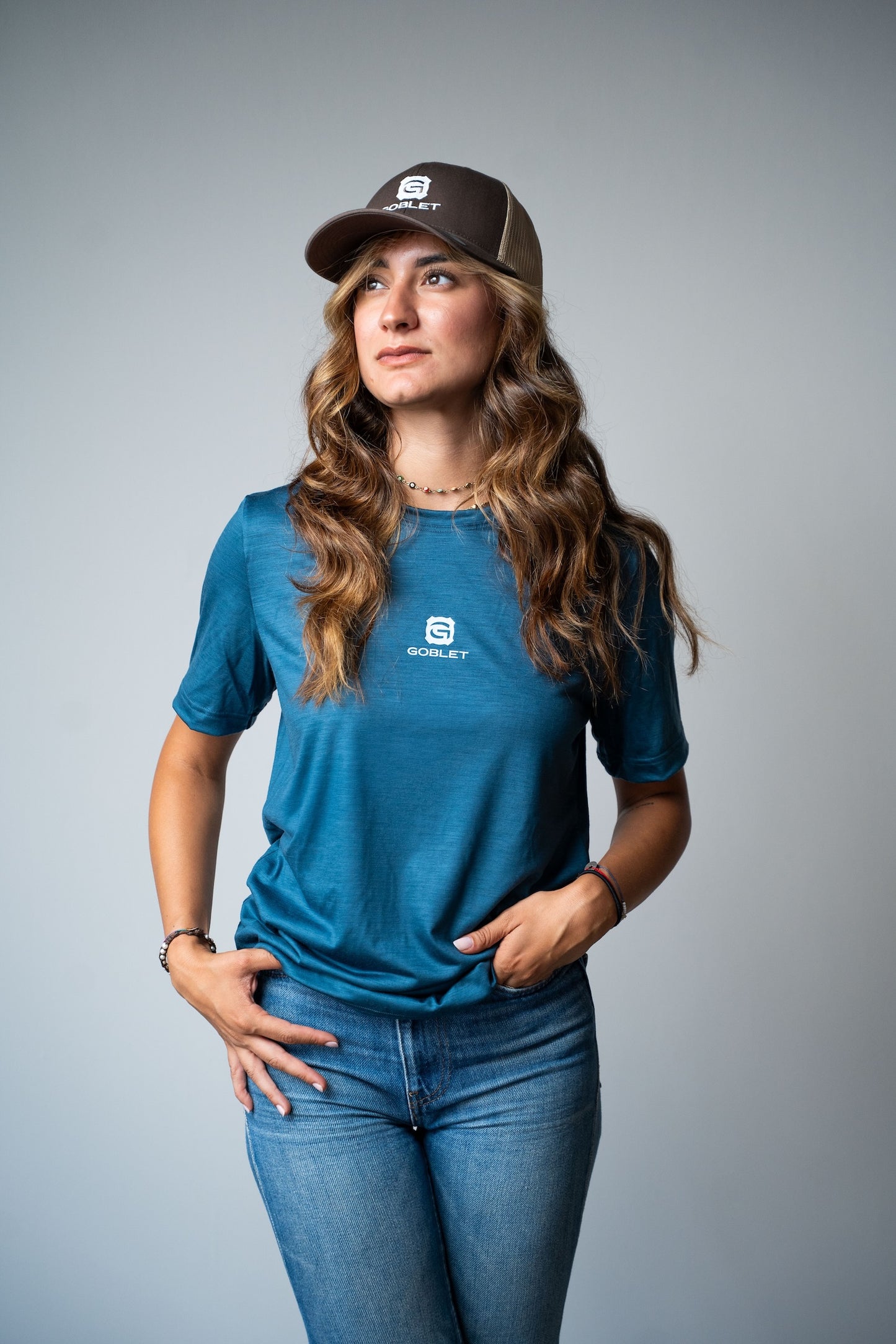 Merino G-Shirt Blu Perla