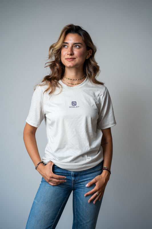 Merino G-Shirt Bianco Avorio