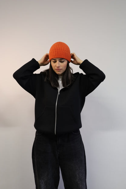 Ribbed G-Beanie Arancio