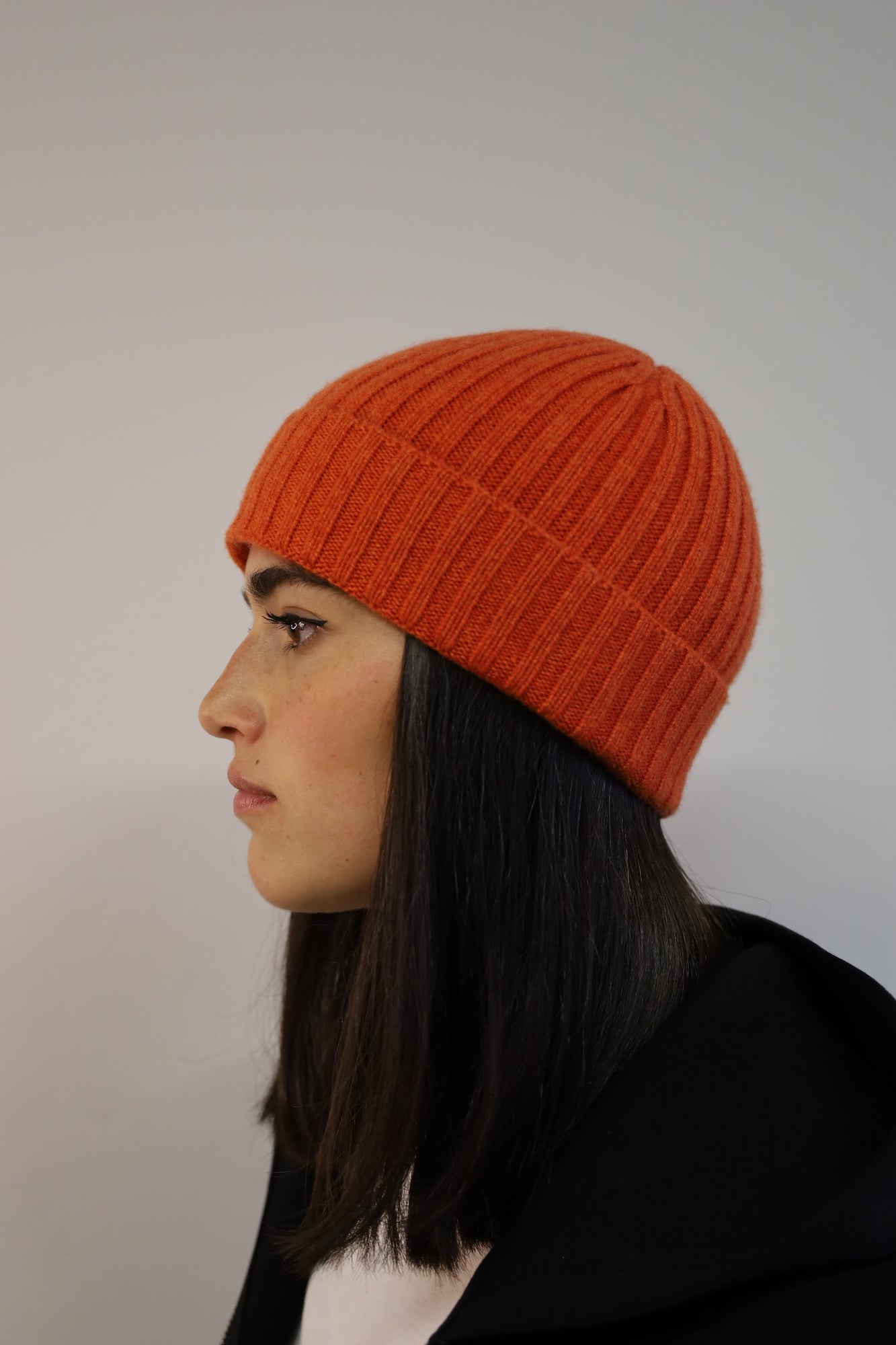 Ribbed G-Beanie Arancio